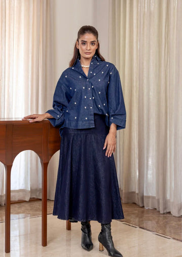 JUNE PEARL SHIRT DENIM
