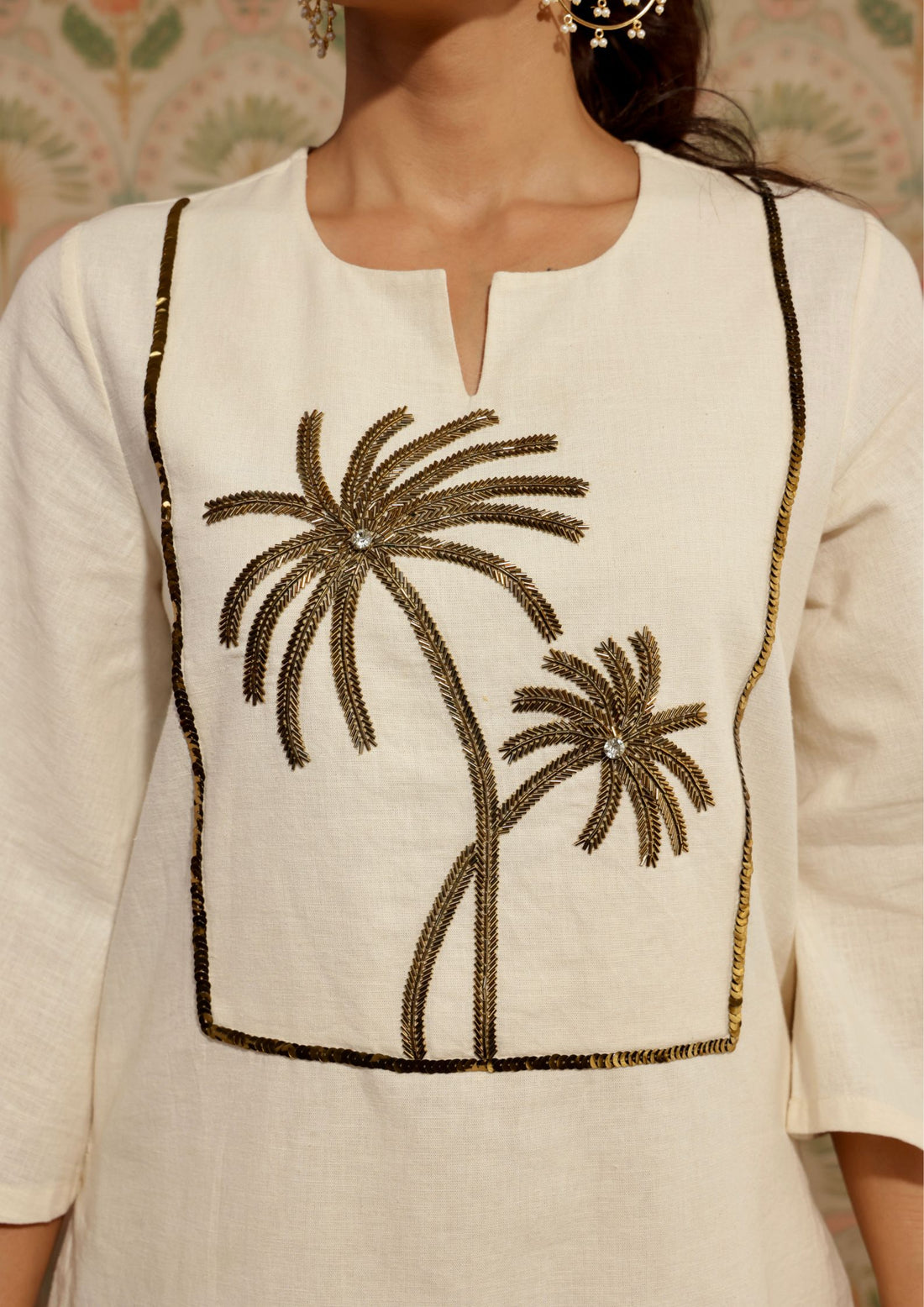 ALORA PALM KURTA SET