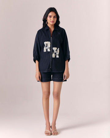 COSMO NIGHT SHIRT WITH NIGHT LINE BOTTOM
