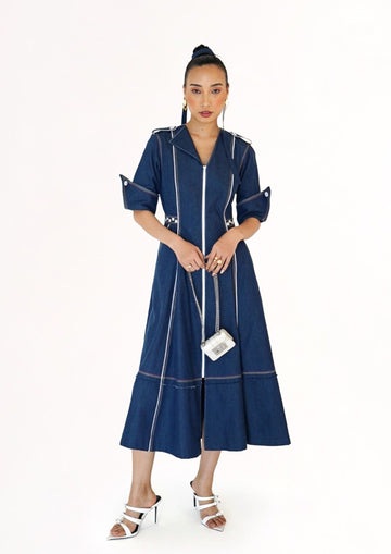 MAGNOLIA BLUE DENIM DRESS