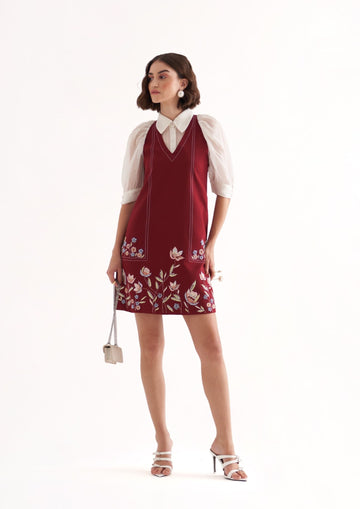 MARCELLA DRESS PLUM