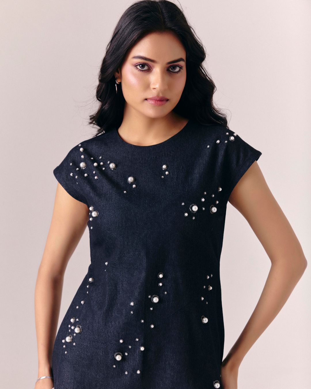 STARNIGHT DENIM DRESS