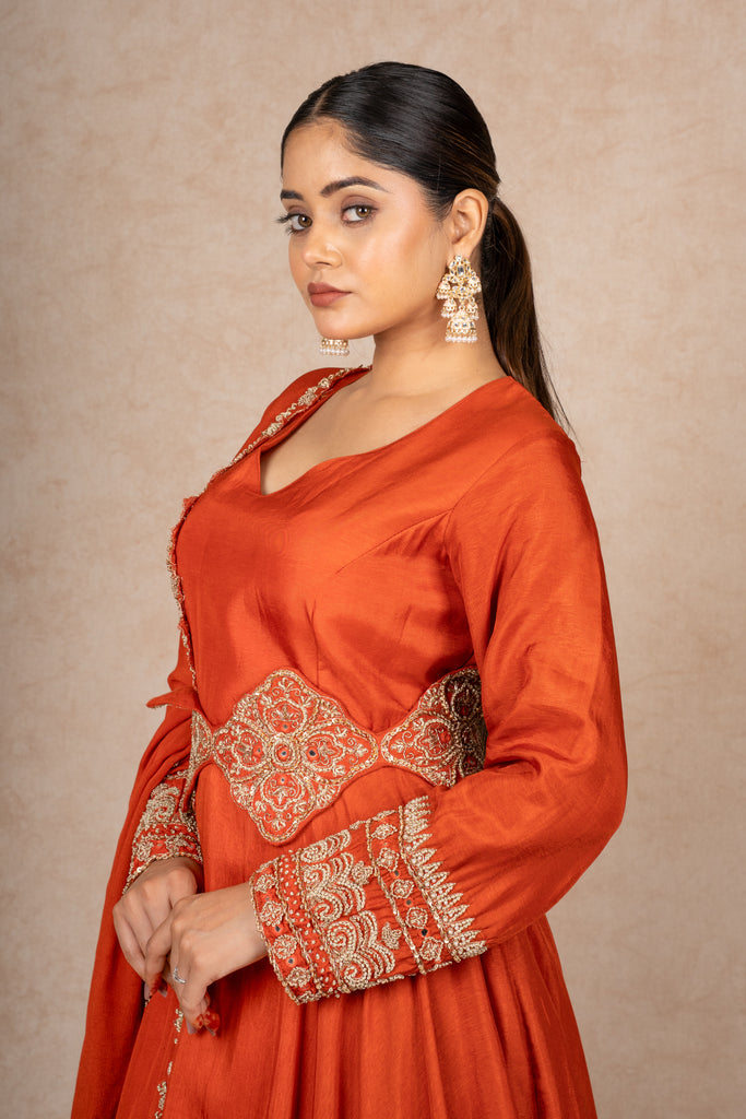 CHERRY RED RIBBED INDOWESTERN view 5