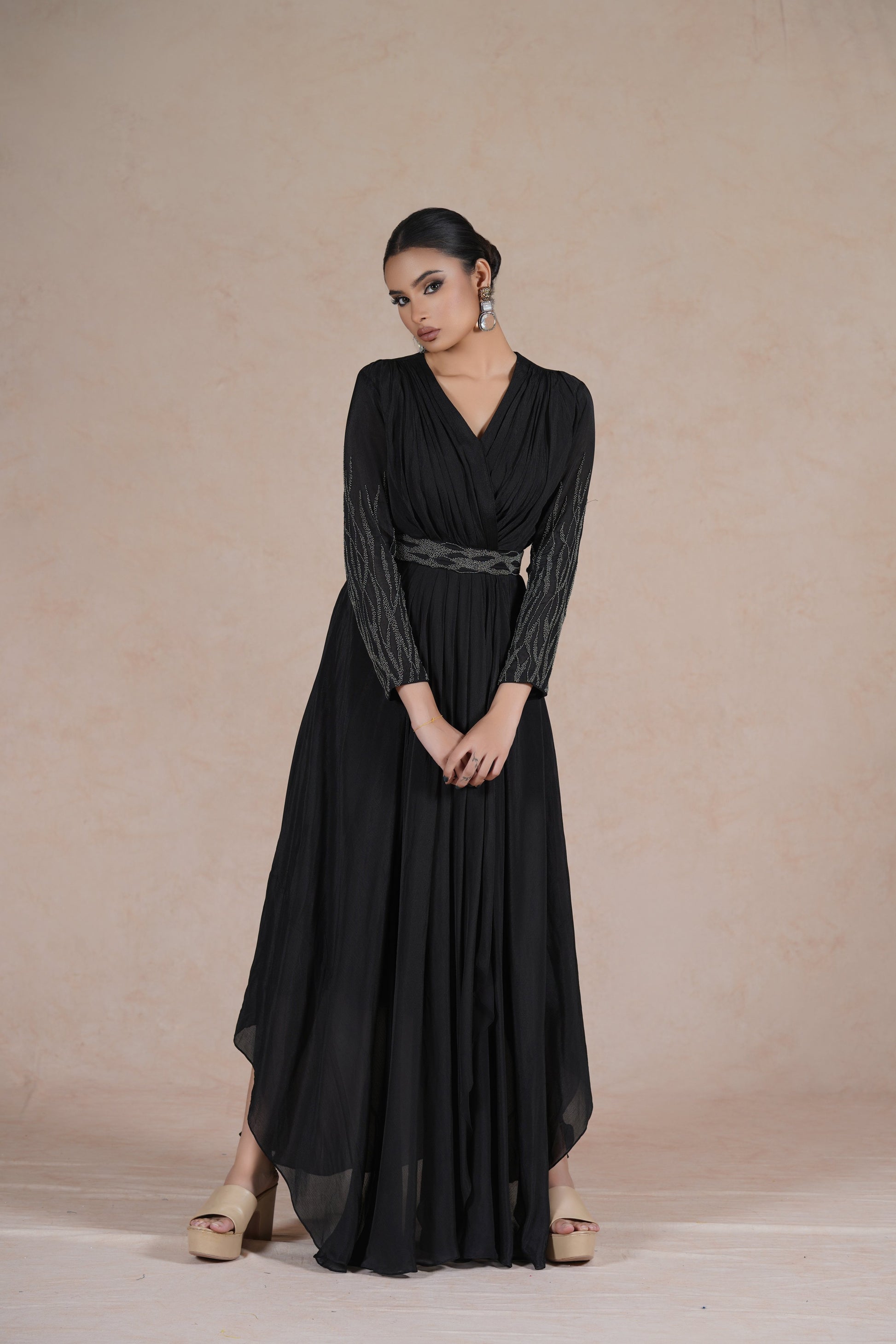 Velvet Gown Design Plain Western Gown Party Dress Long Sleeve Western Dress Floor Length Black Western Gown Western Wear Black One Piece Velvet Gown Design Plain Western Gown Party Dress Long Sleeve Western Dress Floor Length Black Western Gown Western Wear Black One Piece