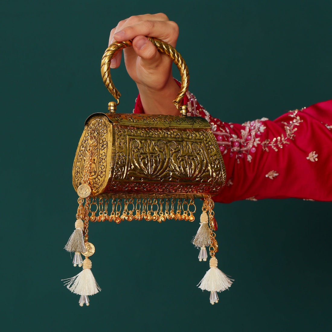 Alaka Mini Bag [ Antique Gold ]