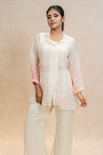 Graceful Ivory Co-ord for Timeless Sophistication