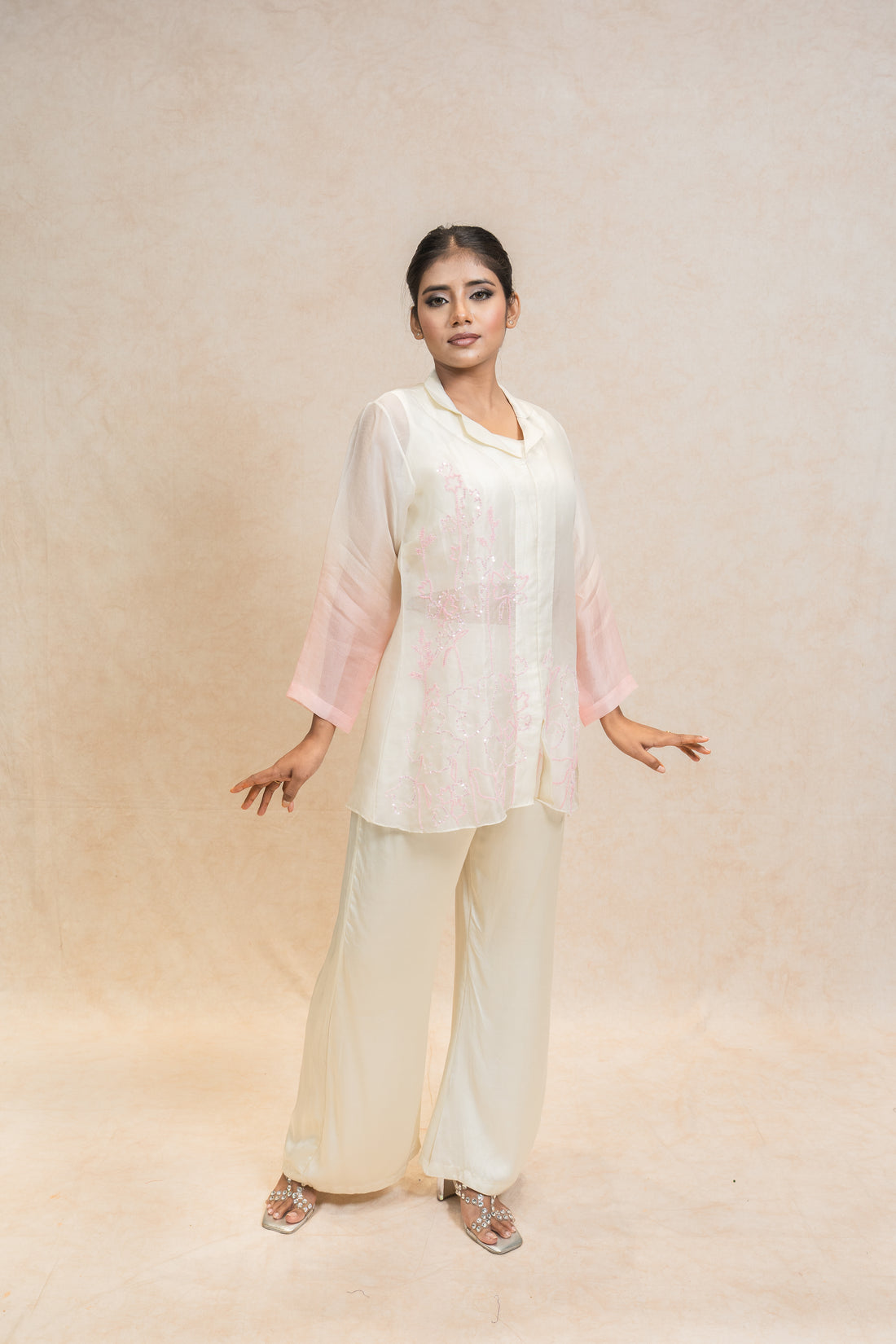 Graceful Ivory Co-ord for Timeless Sophistication