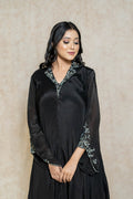 closeup-view-black-kurta-palazzo-set-for-women