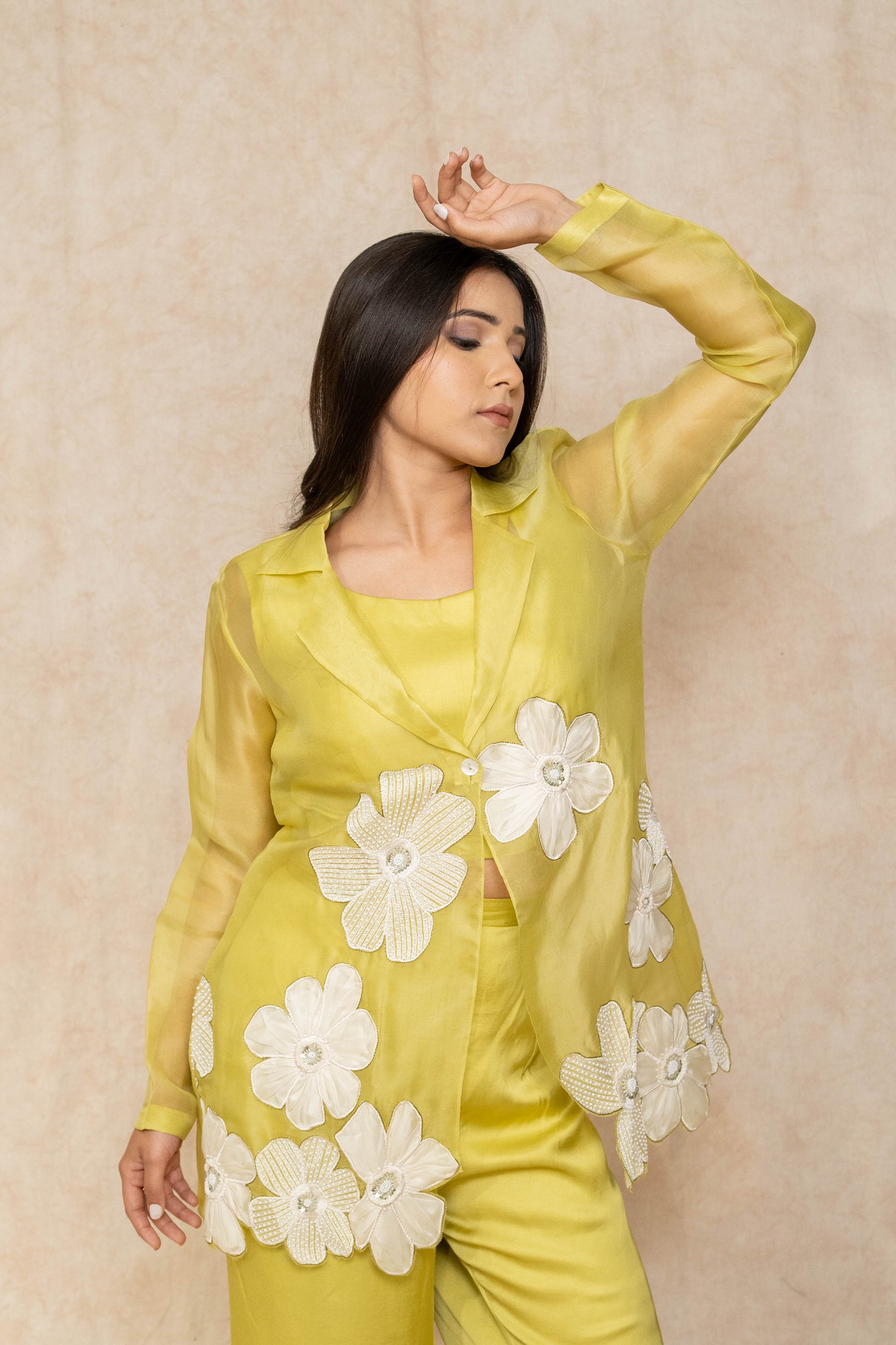 closeup-view-lemon-yellow-co-ord-set-for-women