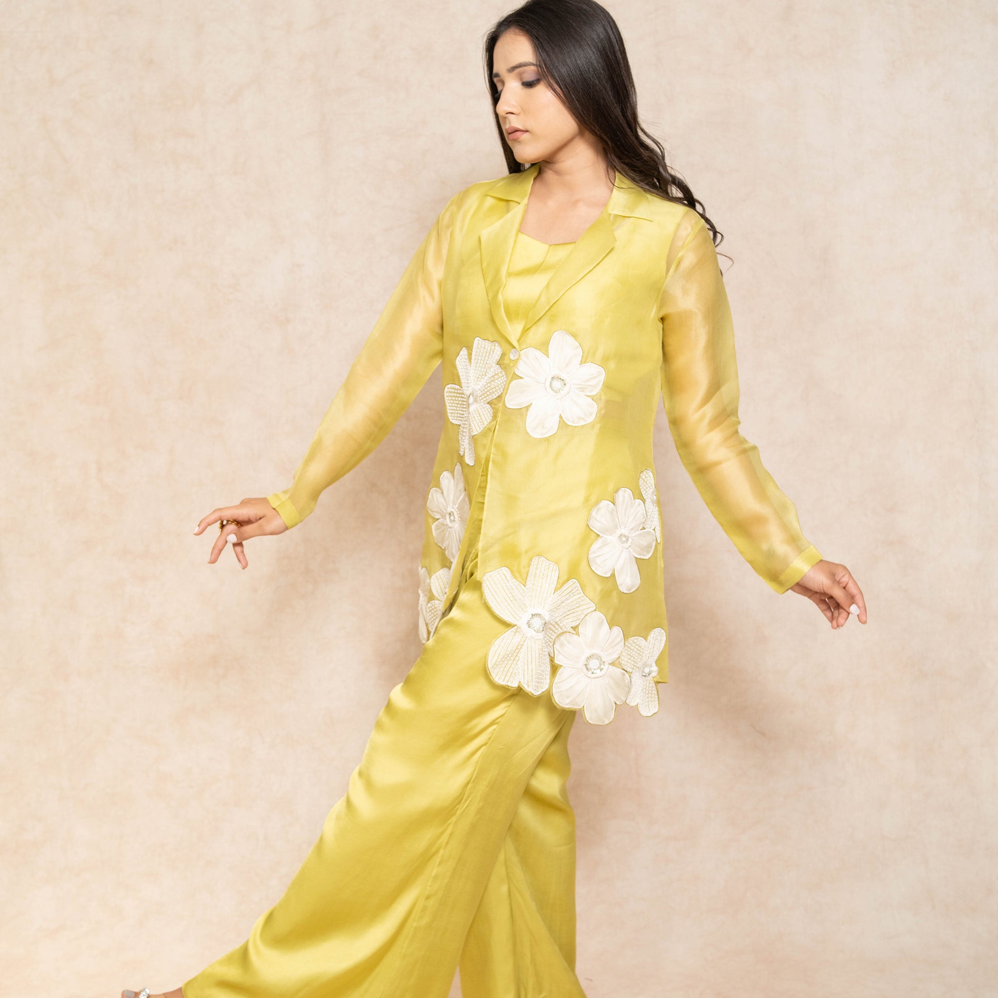 lemon-yellow-co-ord-set-for-women