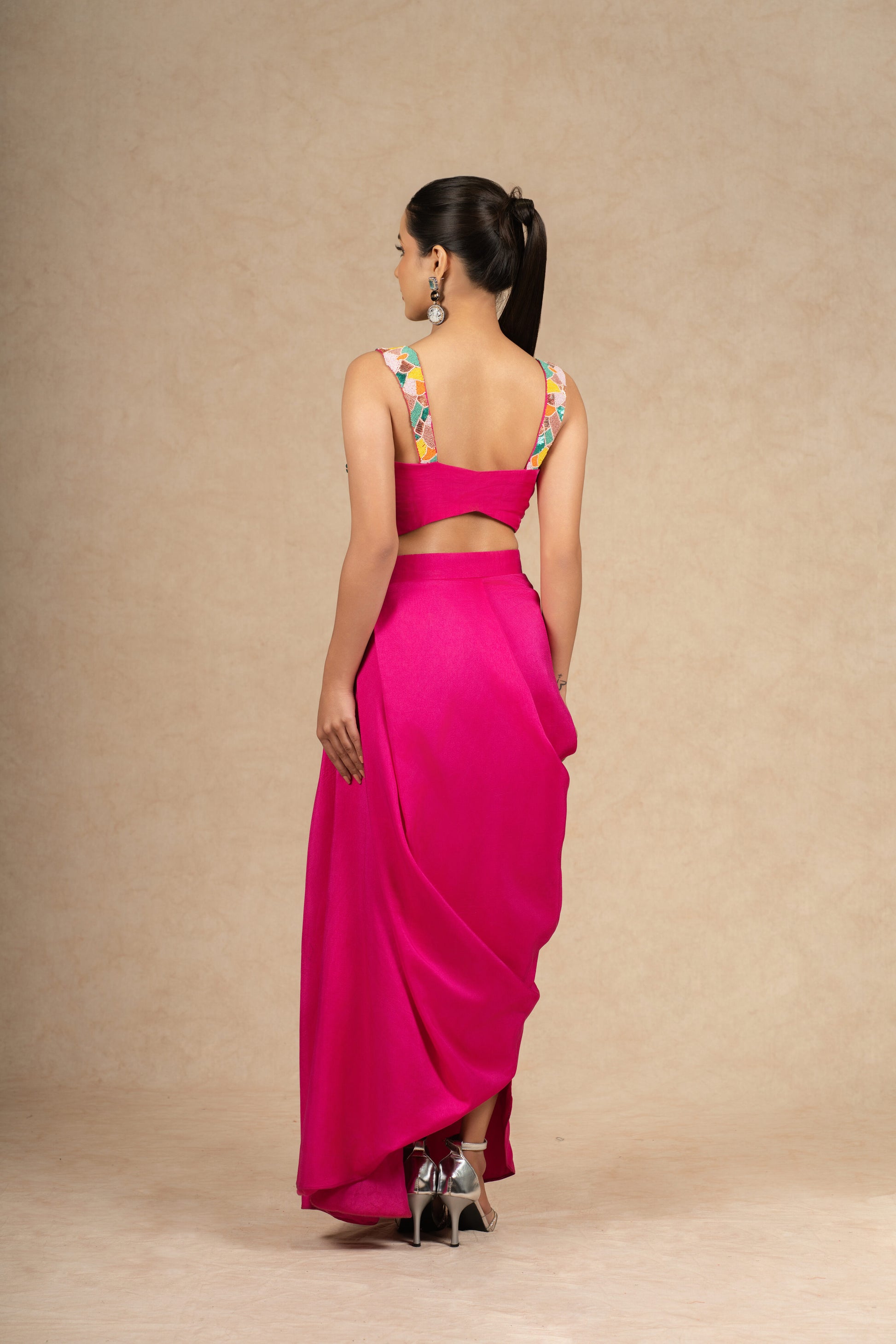 Hot Pink Indowestern Set - Stylish Festive Wear Hot Pink Indowestern Set - Stylish Festive Wear